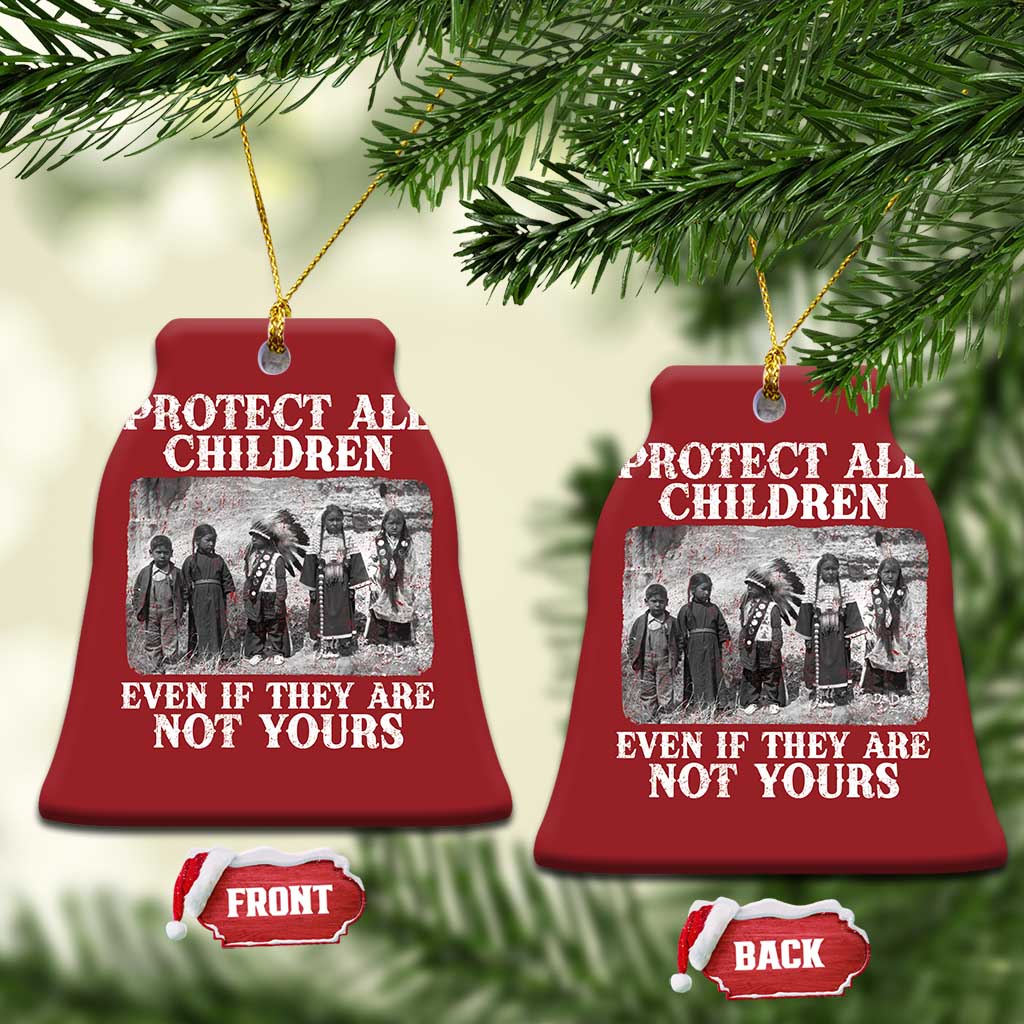 Native American Every Child Christmas Ornament Protect All Children Even If They Are Not Yours - Wonder Print Shop