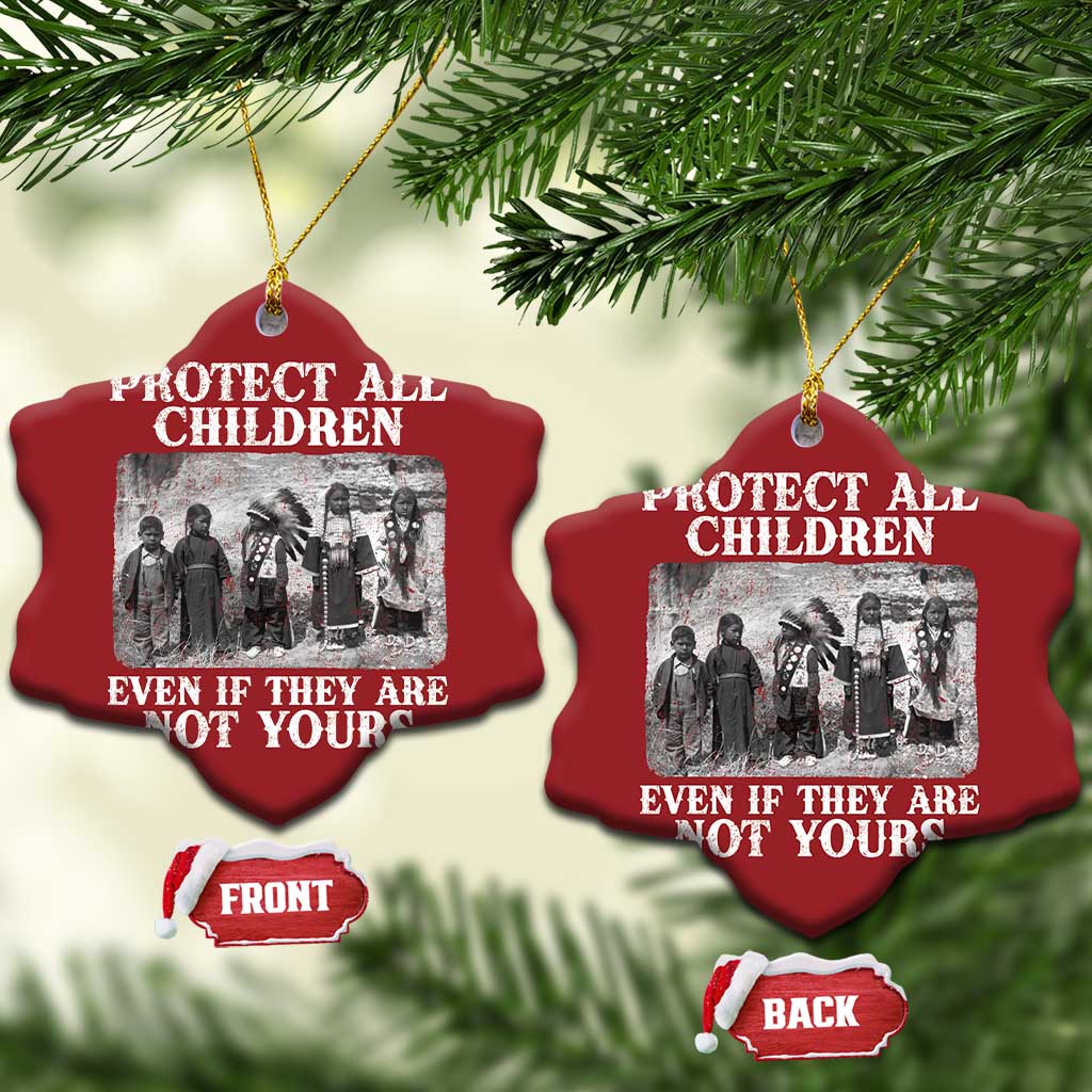 Native American Every Child Christmas Ornament Protect All Children Even If They Are Not Yours - Wonder Print Shop
