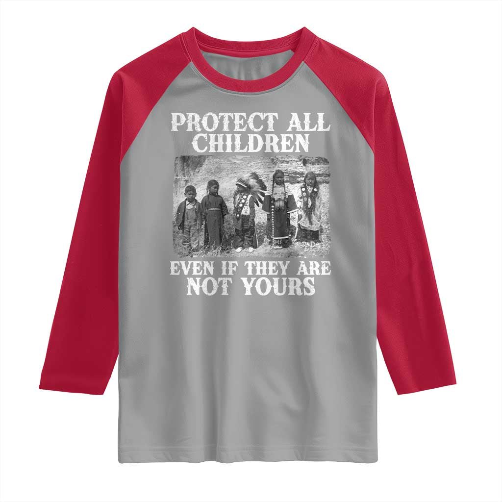 Native American Every Child Raglan Shirt Protect All Children Even If They Are Not Yours - Wonder Print Shop