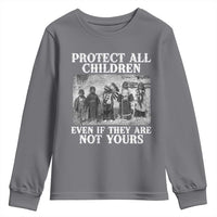 Native American Every Child Youth Sweatshirt Protect All Children Even If They Are Not Yours - Wonder Print Shop