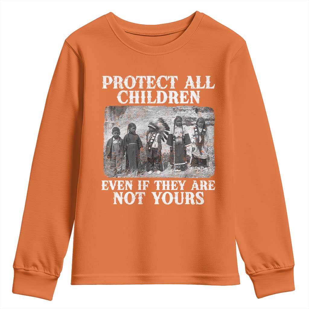 Native American Every Child Youth Sweatshirt Protect All Children Even If They Are Not Yours - Wonder Print Shop