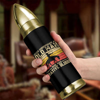 Funny Native American Bullet Tumbler Never Underestimate An Old Man Native American - Wonder Print Shop