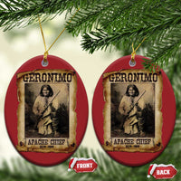 Geronimo Christmas Ornament Vintage Apache Warrior Native American - Wonder Print Shop