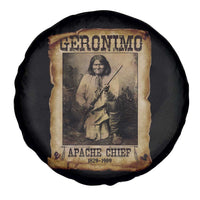 Geronimo Spare Tire Cover Vintage Apache Warrior Native American - Wonder Print Shop