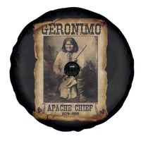 Geronimo Spare Tire Cover Vintage Apache Warrior Native American - Wonder Print Shop