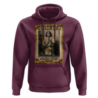 Geronimo Hoodie Vintage Apache Warrior Native American - Wonder Print Shop