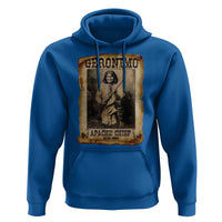 Geronimo Hoodie Vintage Apache Warrior Native American - Wonder Print Shop