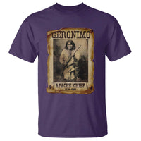 Geronimo T Shirt Vintage Apache Warrior Native American - Wonder Print Shop