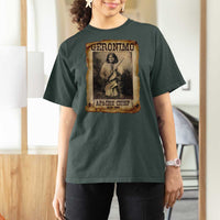 Geronimo T Shirt For Women Vintage Apache Warrior Native American - Wonder Print Shop