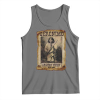 Geronimo Tank Top Vintage Apache Warrior Native American - Wonder Print Shop