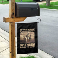 Vintage Native American Garden Flag Funny Indian Indigenous Peoples Day - Wonder Print Shop