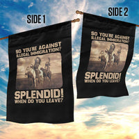 Vintage Native American Garden Flag Funny Indian Indigenous Peoples Day - Wonder Print Shop