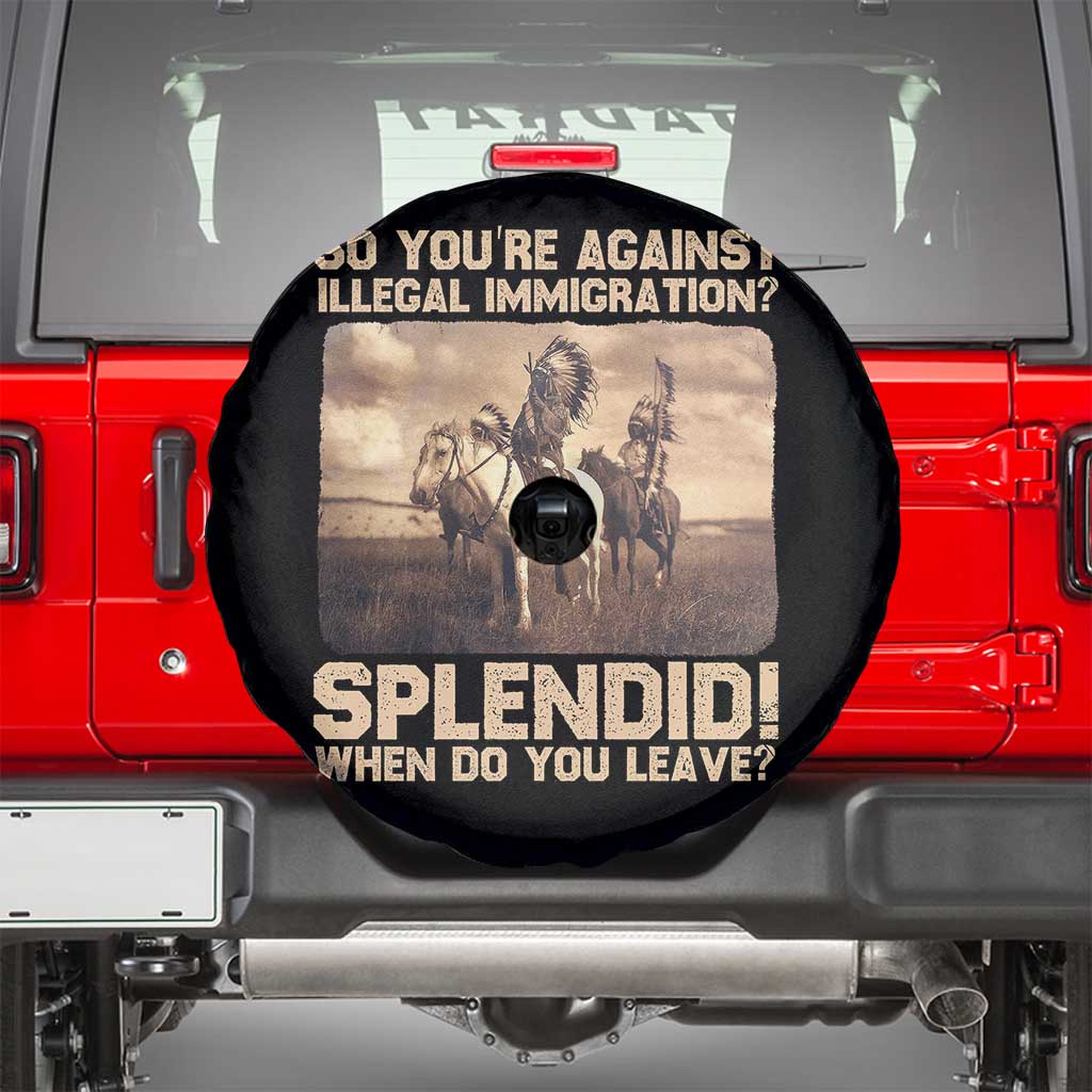 Vintage Native American Spare Tire Cover Funny Indian Indigenous Peoples Day - Wonder Print Shop