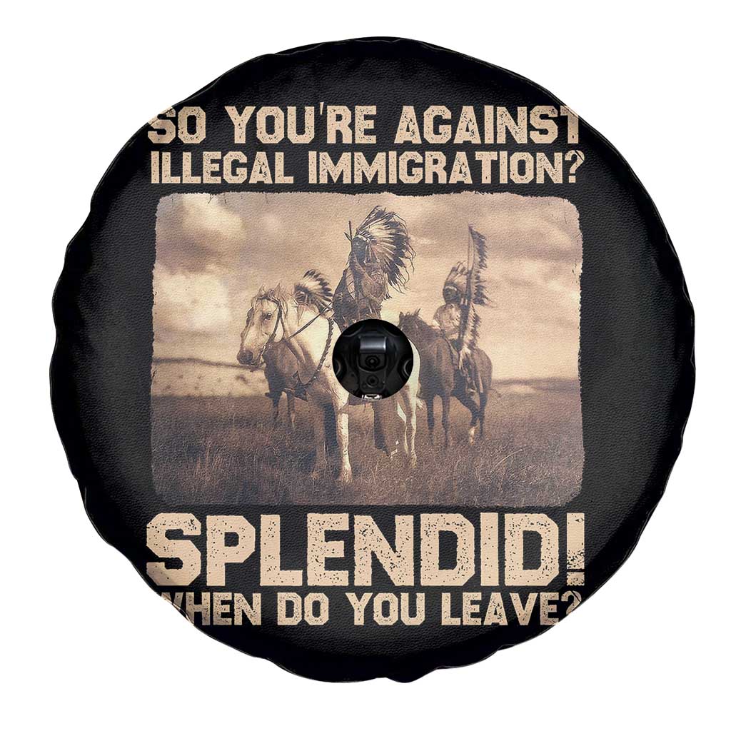 Vintage Native American Spare Tire Cover Funny Indian Indigenous Peoples Day - Wonder Print Shop