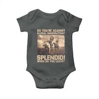 Vintage Native American Baby Onesie Funny Indian Indigenous Peoples Day - Wonder Print Shop