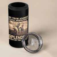 Vintage Native American 4 in 1 Can Cooler Tumbler Funny Indian Indigenous Peoples Day - Wonder Print Shop