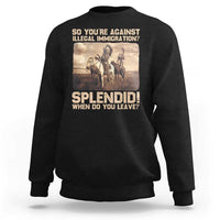 Vintage Native American Sweatshirt Funny Indian Indigenous Peoples Day - Wonder Print Shop