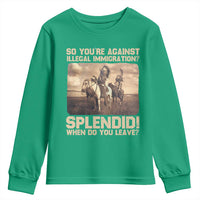 Vintage Native American Youth Sweatshirt Funny Indian Indigenous Peoples Day - Wonder Print Shop