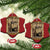 Sitting Bull Christmas Ornament Native American Indian Chief Hunkpapa Lakota Sioux - Wonder Print Shop
