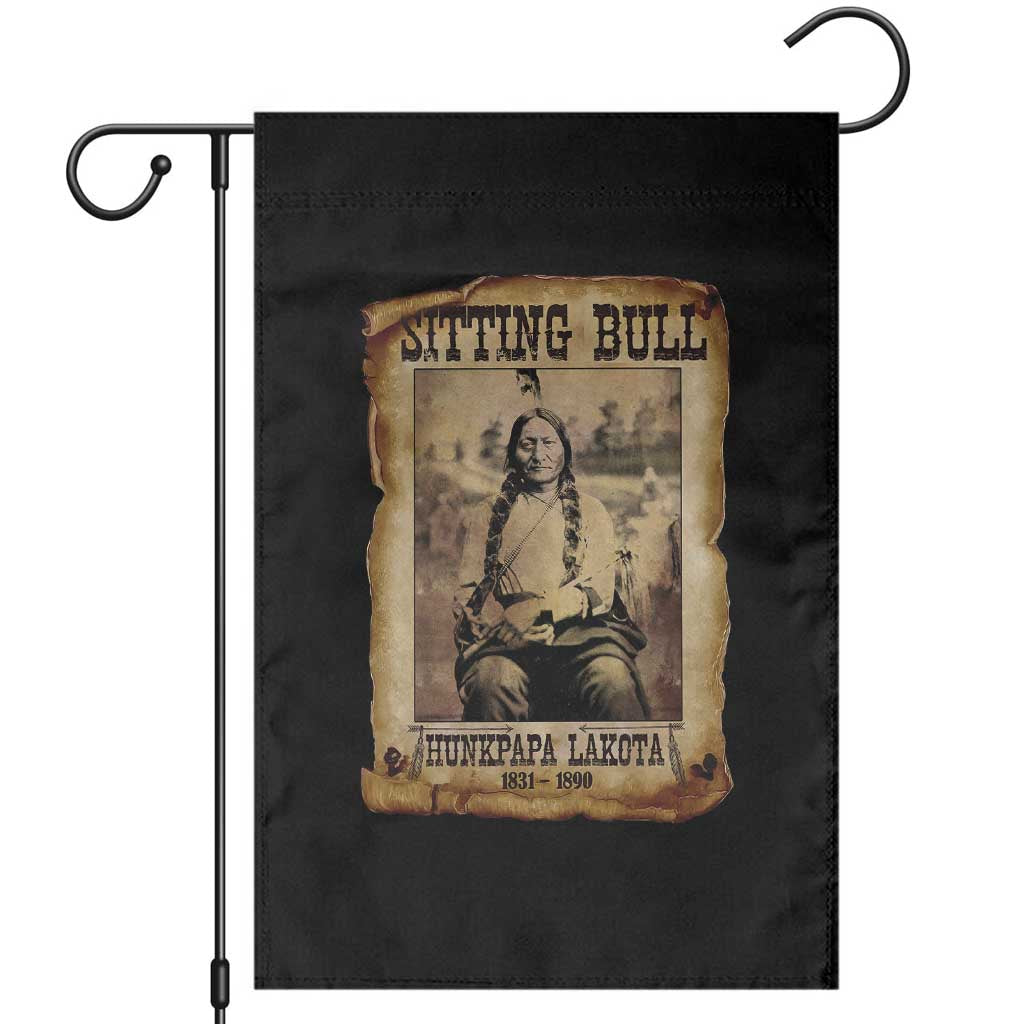 Sitting Bull Garden Flag Native American Indian Chief Hunkpapa Lakota Sioux - Wonder Print Shop