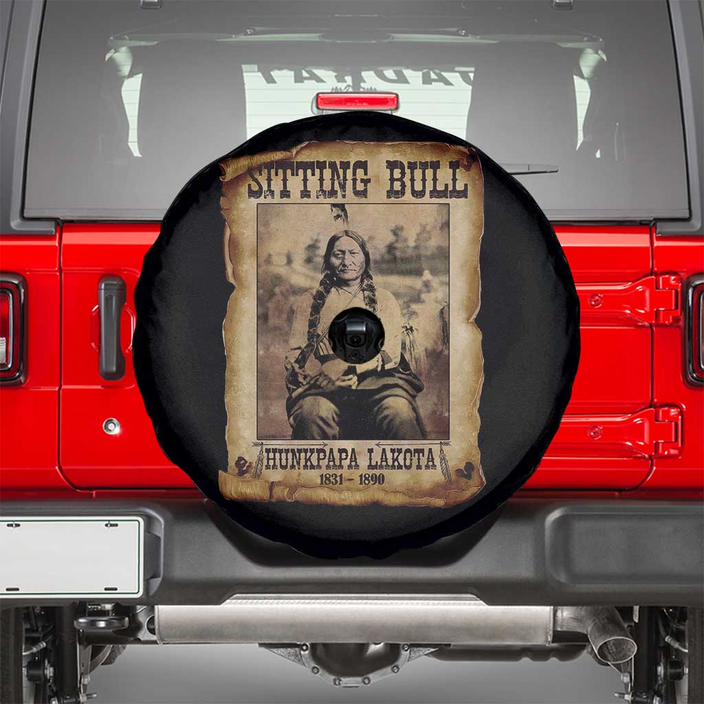 Sitting Bull Spare Tire Cover Native American Indian Chief Hunkpapa Lakota Sioux - Wonder Print Shop