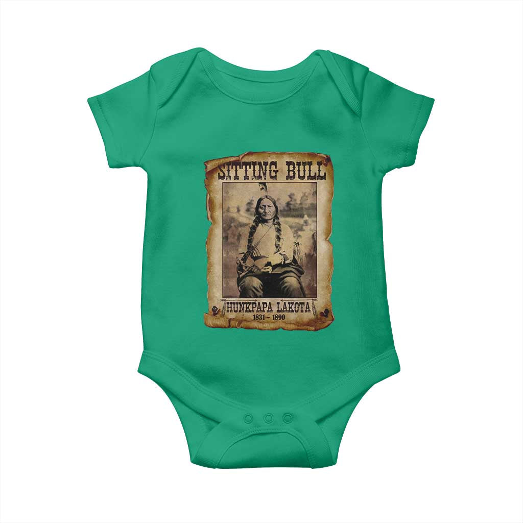 Sitting Bull Baby Onesie Native American Indian Chief Hunkpapa Lakota Sioux - Wonder Print Shop