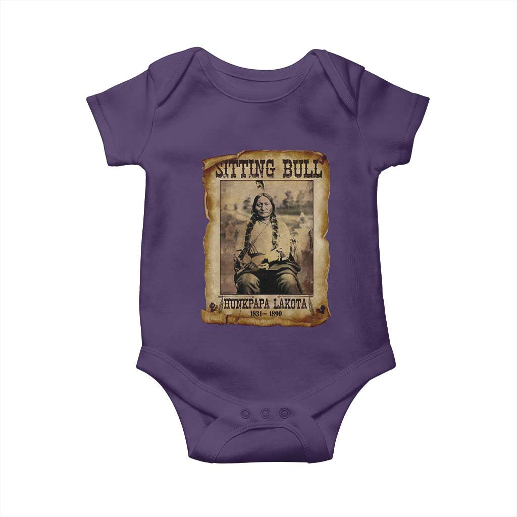 Sitting Bull Baby Onesie Native American Indian Chief Hunkpapa Lakota Sioux - Wonder Print Shop