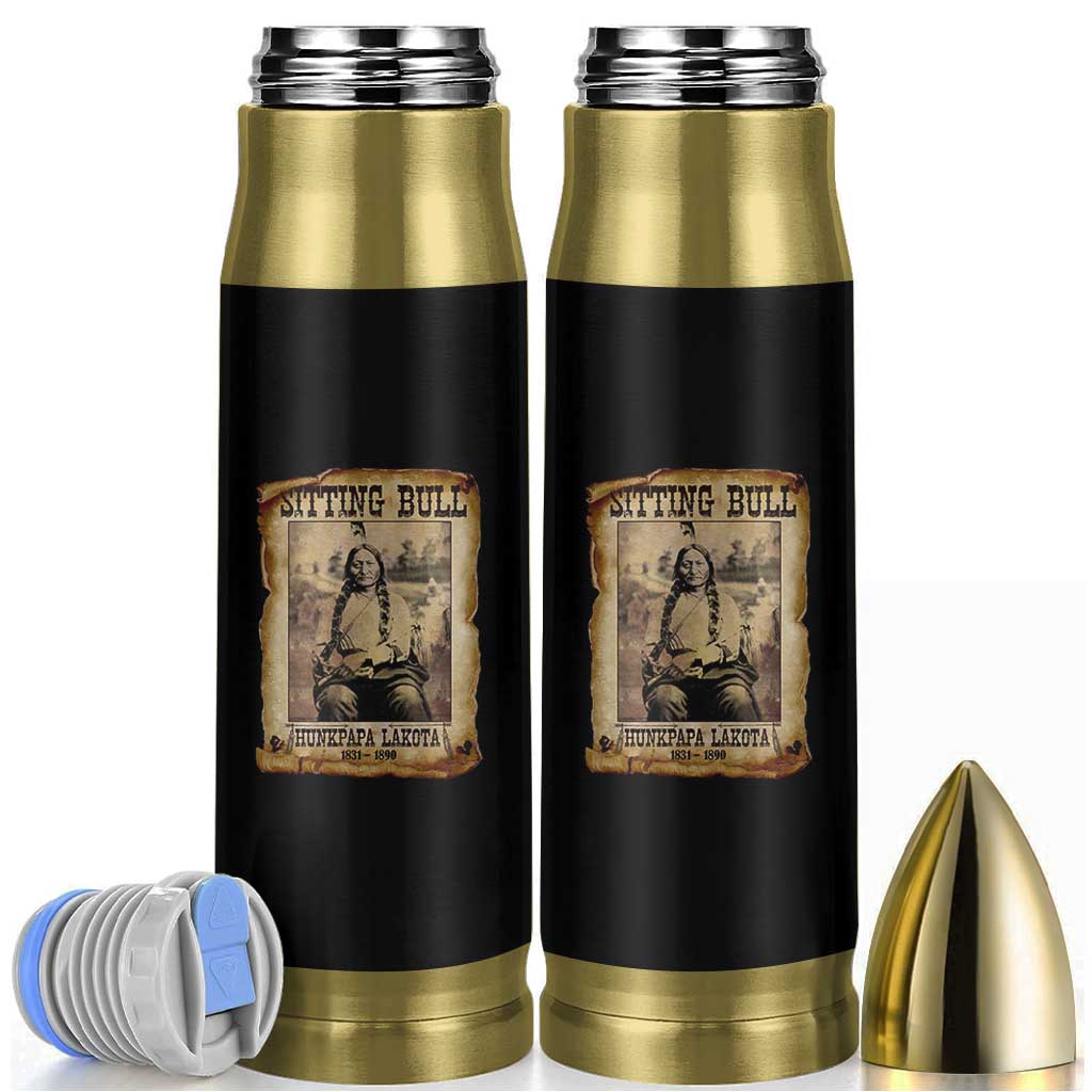 Sitting Bull Bullet Tumbler Native American Indian Chief Hunkpapa Lakota Sioux - Wonder Print Shop
