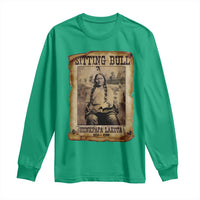 Sitting Bull Long Sleeve Shirt Native American Indian Chief Hunkpapa Lakota Sioux - Wonder Print Shop