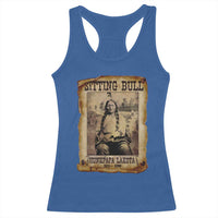 Sitting Bull Racerback Tank Top Native American Indian Chief Hunkpapa Lakota Sioux - Wonder Print Shop