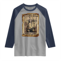 Sitting Bull Raglan Shirt Native American Indian Chief Hunkpapa Lakota Sioux - Wonder Print Shop