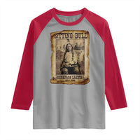 Sitting Bull Raglan Shirt Native American Indian Chief Hunkpapa Lakota Sioux - Wonder Print Shop