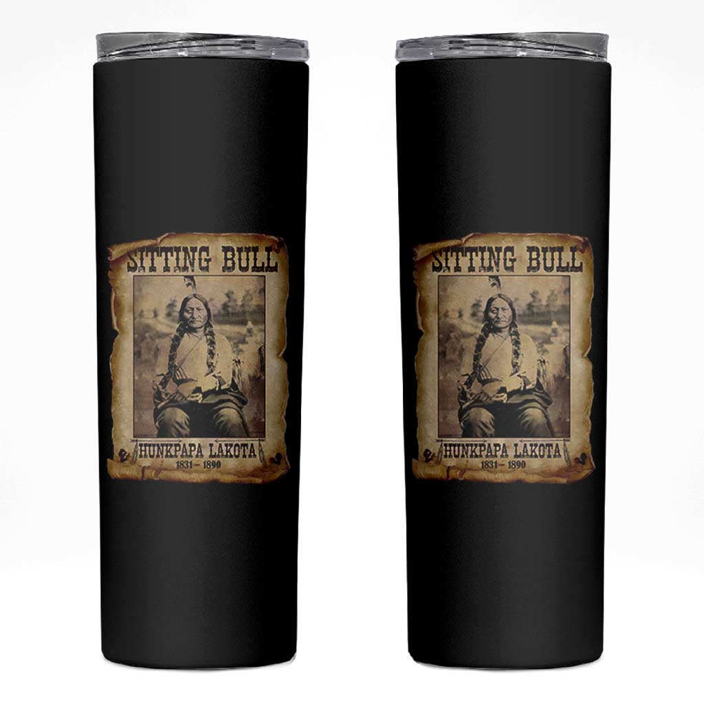 Sitting Bull Skinny Tumbler Native American Indian Chief Hunkpapa Lakota Sioux - Wonder Print Shop
