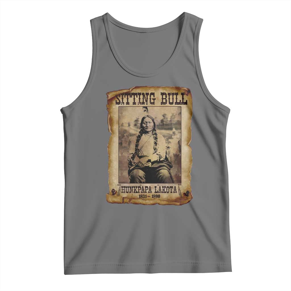 Sitting Bull Tank Top Native American Indian Chief Hunkpapa Lakota Sioux - Wonder Print Shop