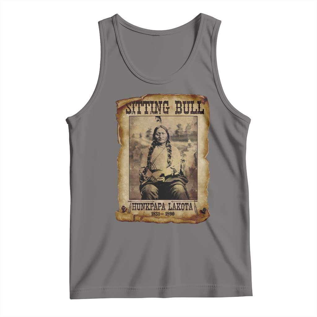Sitting Bull Tank Top Native American Indian Chief Hunkpapa Lakota Sioux - Wonder Print Shop