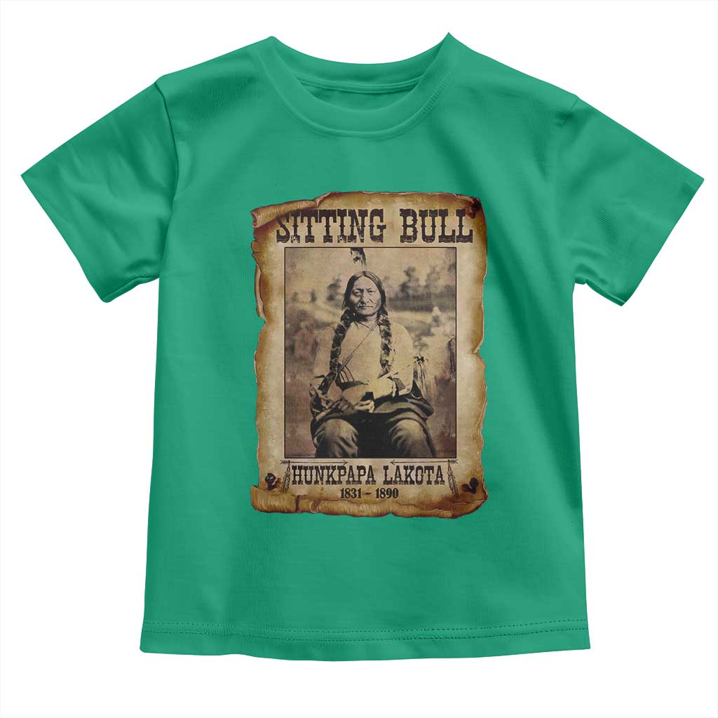 Sitting Bull Toddler T Shirt Native American Indian Chief Hunkpapa Lakota Sioux - Wonder Print Shop
