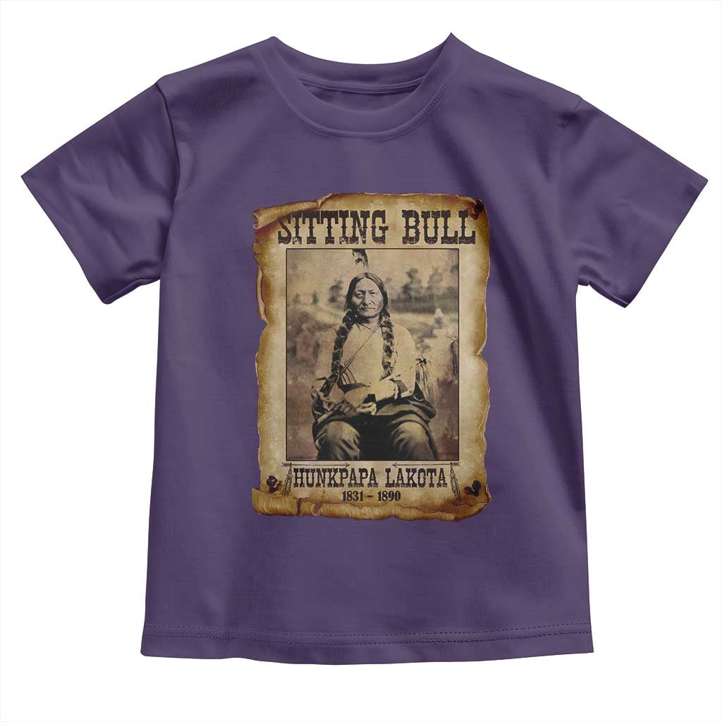 Sitting Bull Toddler T Shirt Native American Indian Chief Hunkpapa Lakota Sioux - Wonder Print Shop