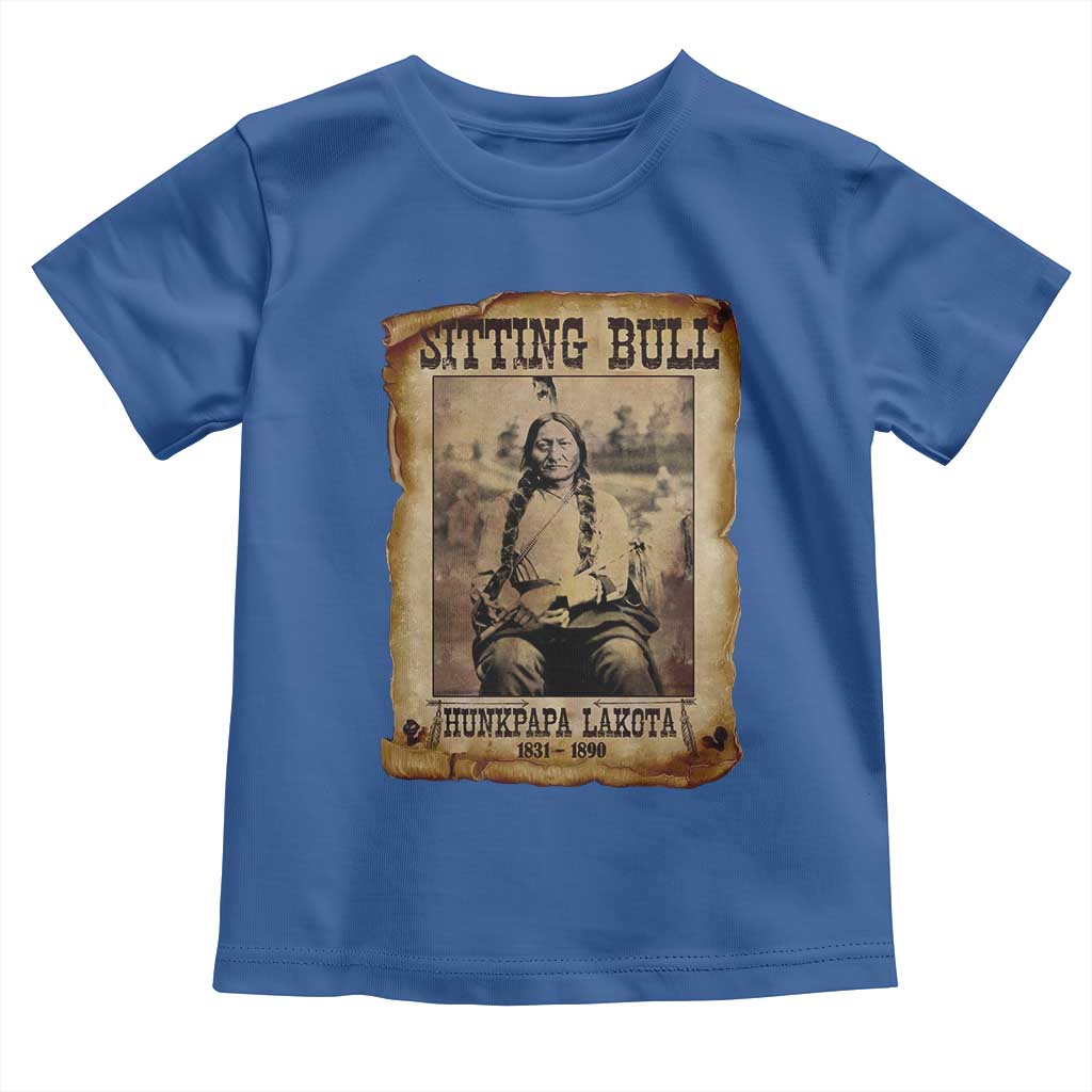 Sitting Bull Toddler T Shirt Native American Indian Chief Hunkpapa Lakota Sioux - Wonder Print Shop