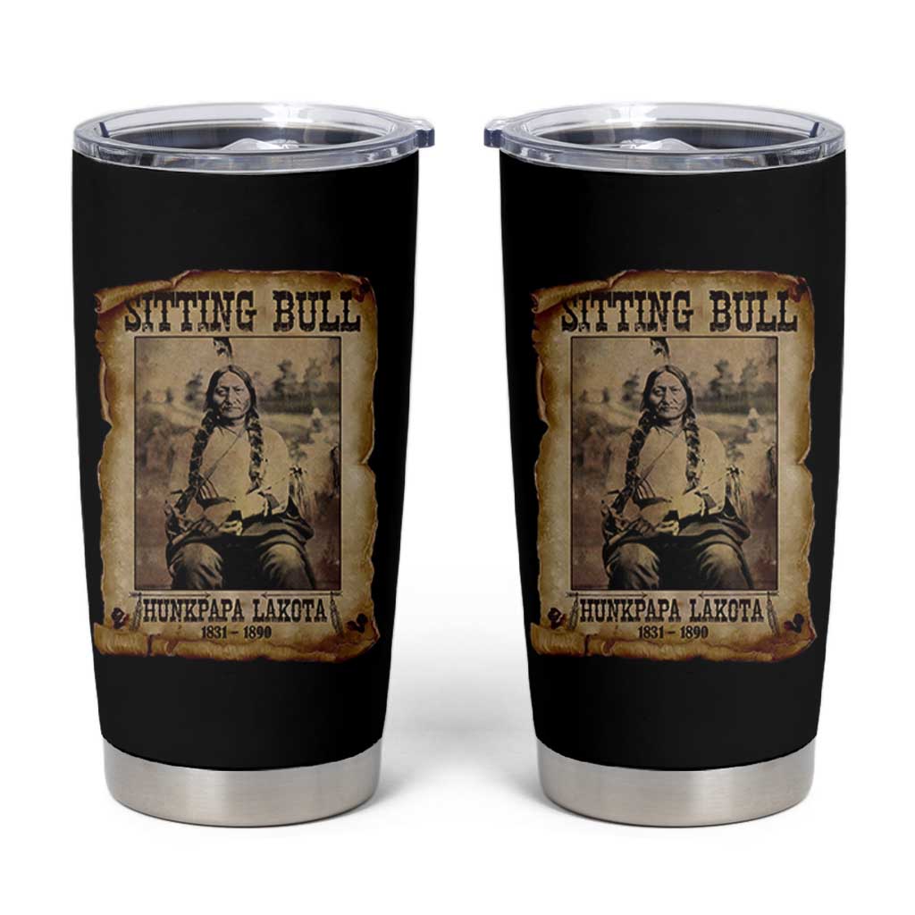 Sitting Bull Tumbler Cup Native American Indian Chief Hunkpapa Lakota Sioux - Wonder Print Shop