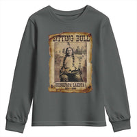 Sitting Bull Youth Sweatshirt Native American Indian Chief Hunkpapa Lakota Sioux - Wonder Print Shop