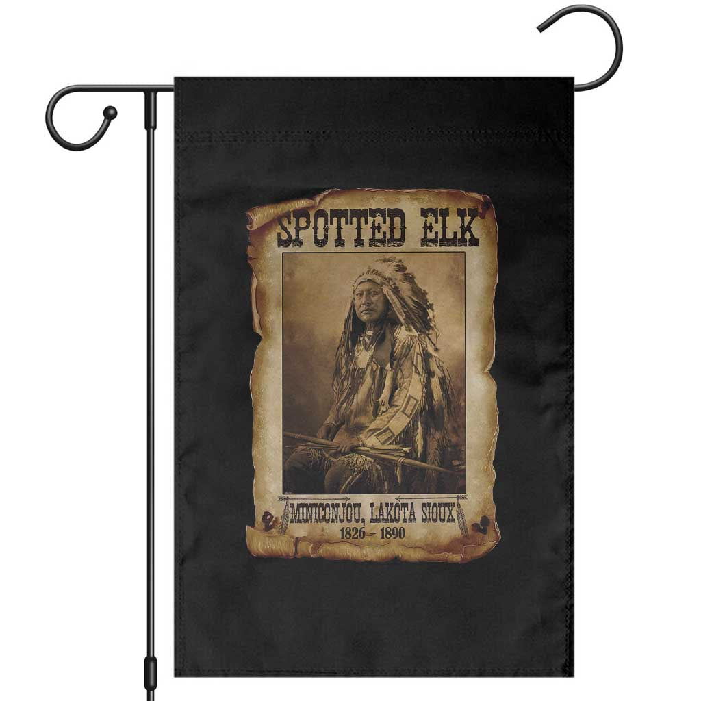 Spotted Elk Garden Flag Lakota Sioux Miniconjou Chief Native American History - Wonder Print Shop