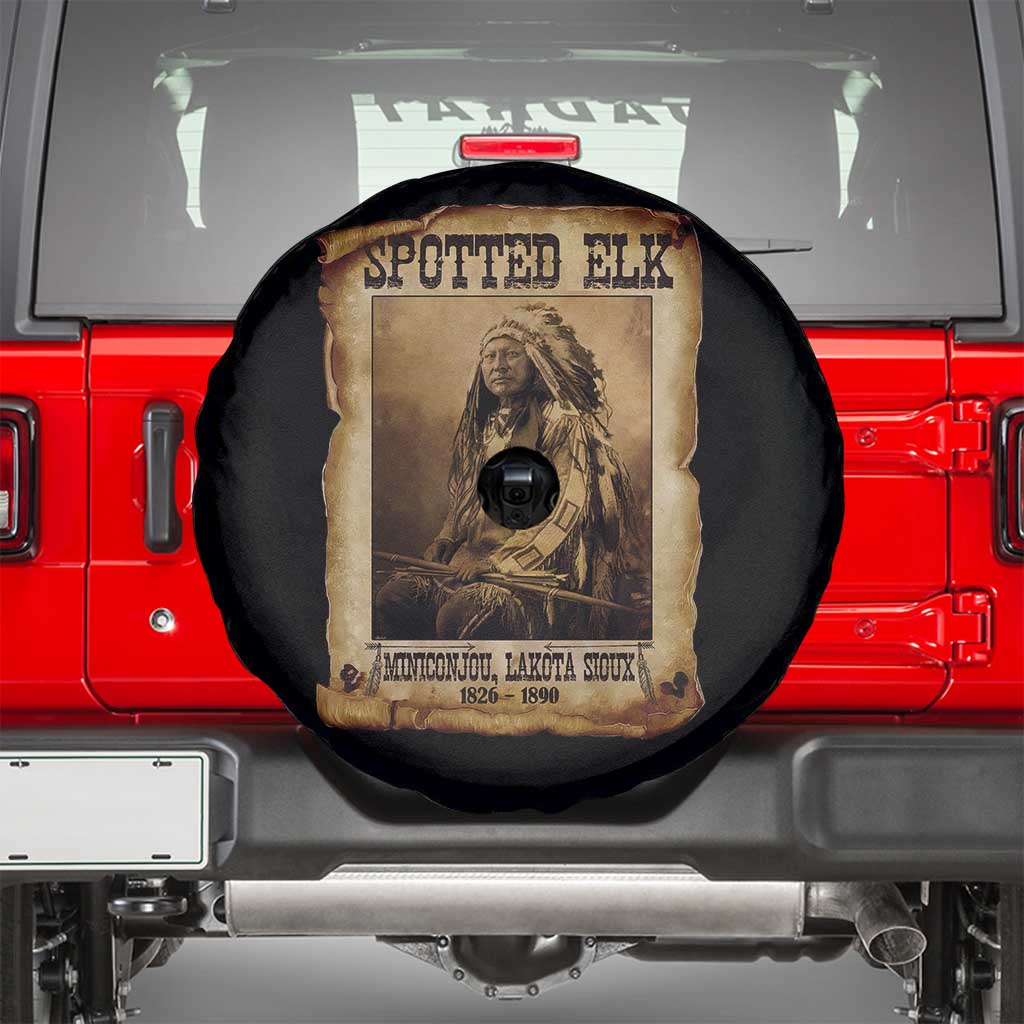 Spotted Elk Spare Tire Cover Lakota Sioux Miniconjou Chief Native American History - Wonder Print Shop