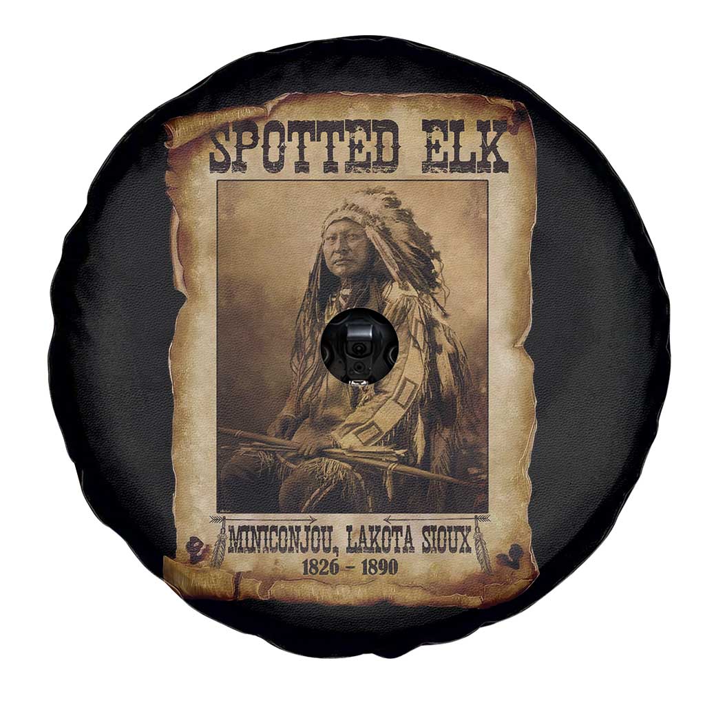 Spotted Elk Spare Tire Cover Lakota Sioux Miniconjou Chief Native American History - Wonder Print Shop