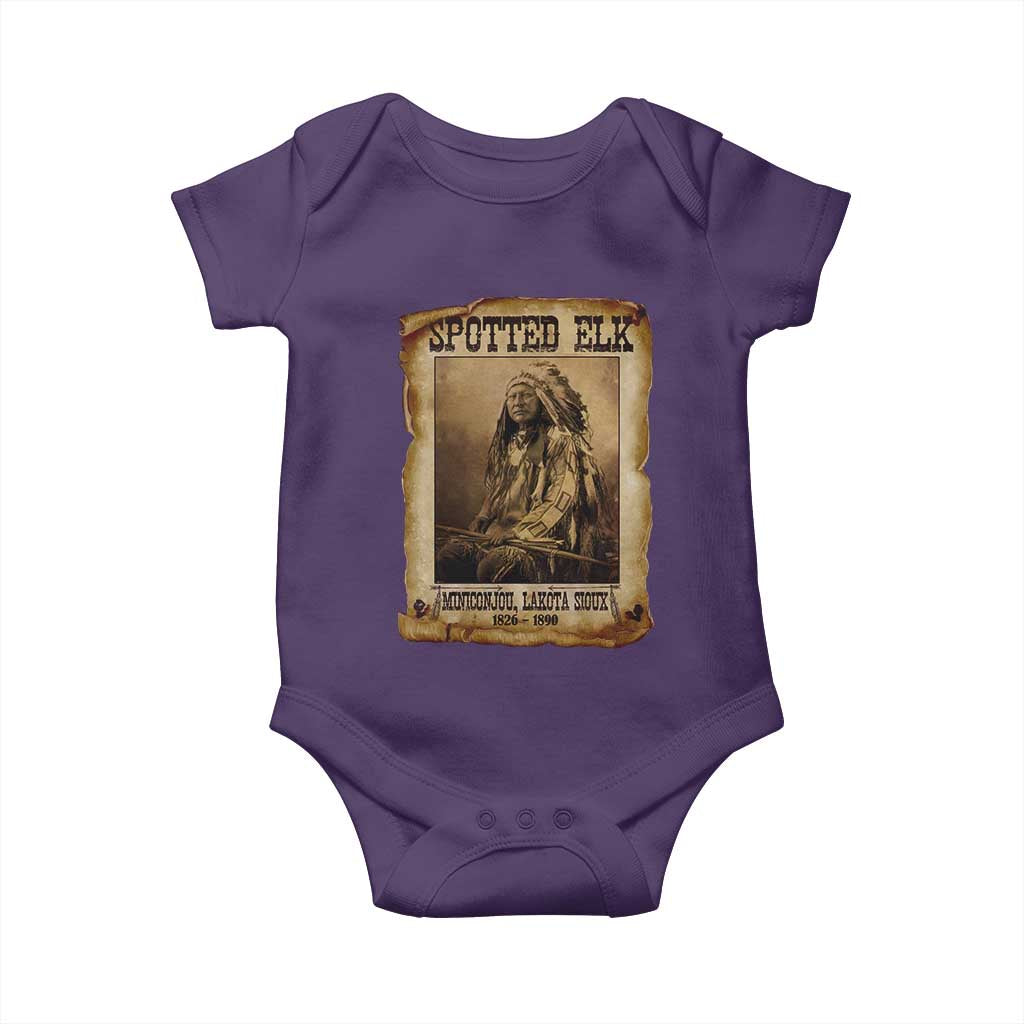 Spotted Elk Baby Onesie Lakota Sioux Miniconjou Chief Native American History - Wonder Print Shop