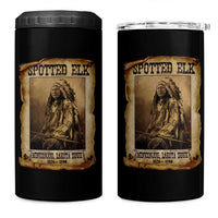 Spotted Elk 4 in 1 Can Cooler Tumbler Lakota Sioux Miniconjou Chief Native American History - Wonder Print Shop