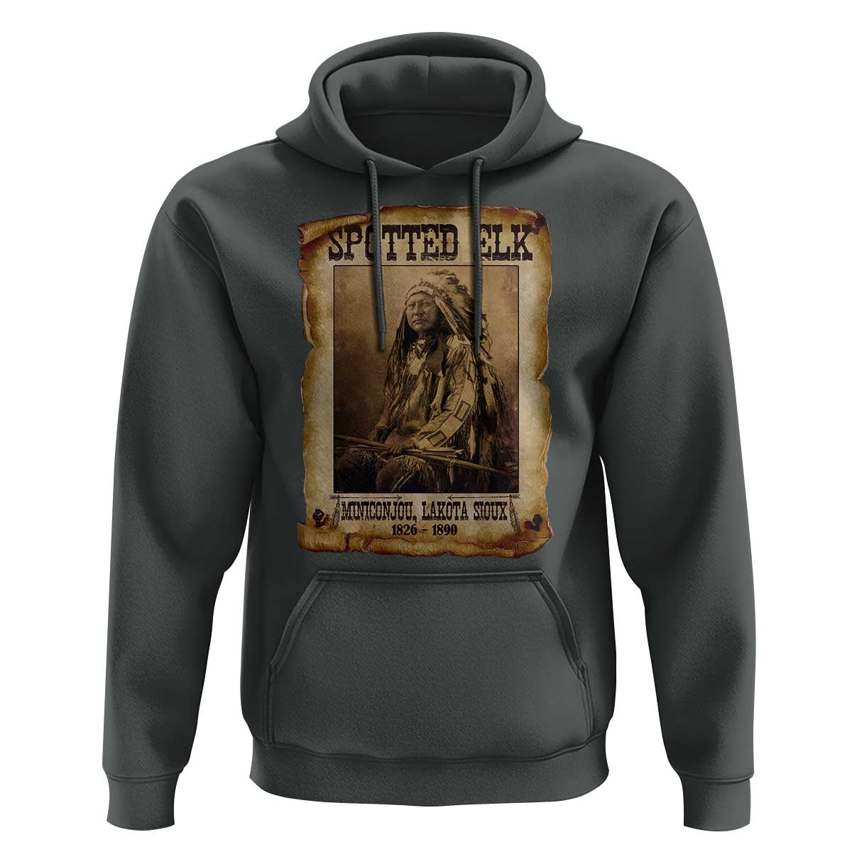 Spotted Elk Hoodie Lakota Sioux Miniconjou Chief Native American History - Wonder Print Shop