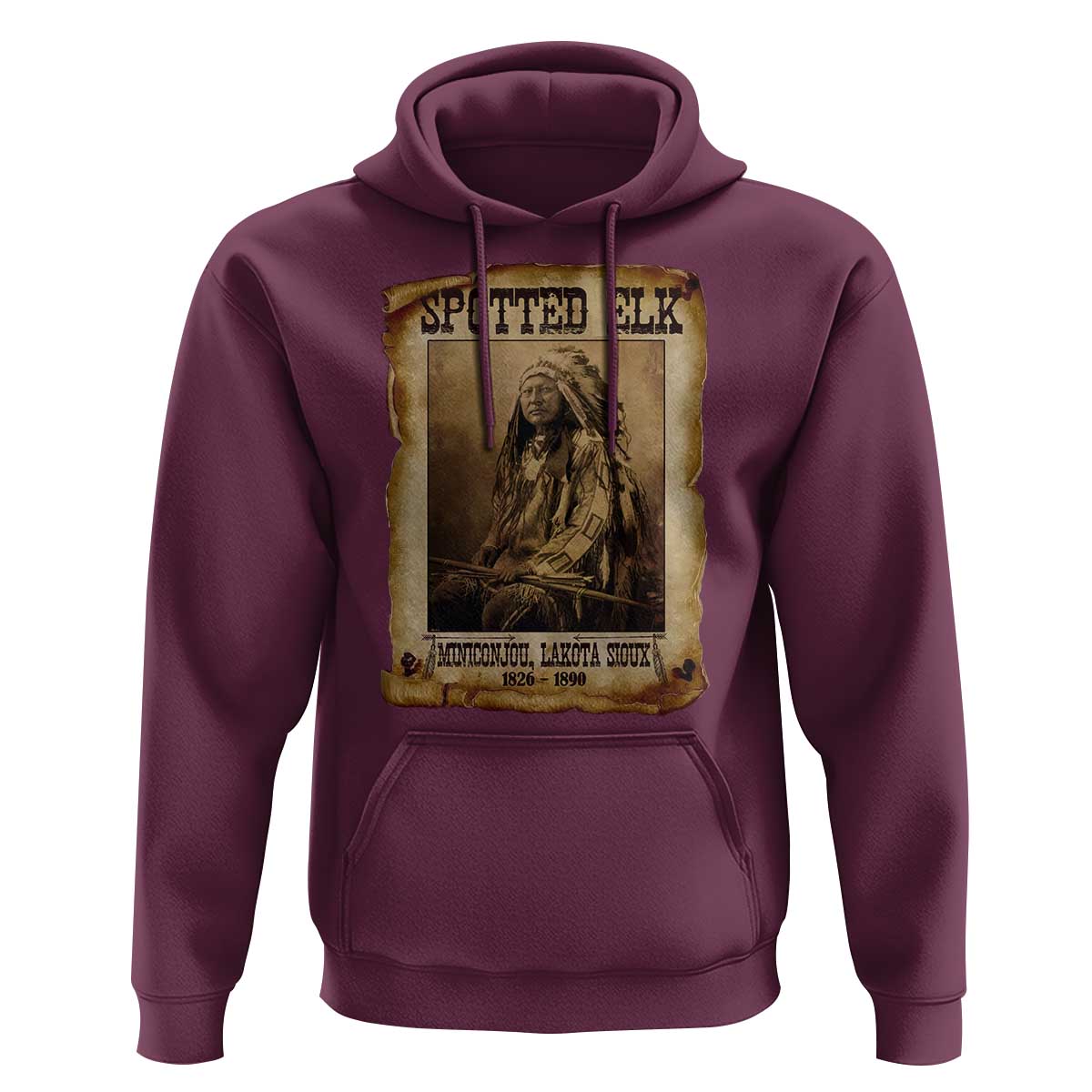Spotted Elk Hoodie Lakota Sioux Miniconjou Chief Native American History - Wonder Print Shop