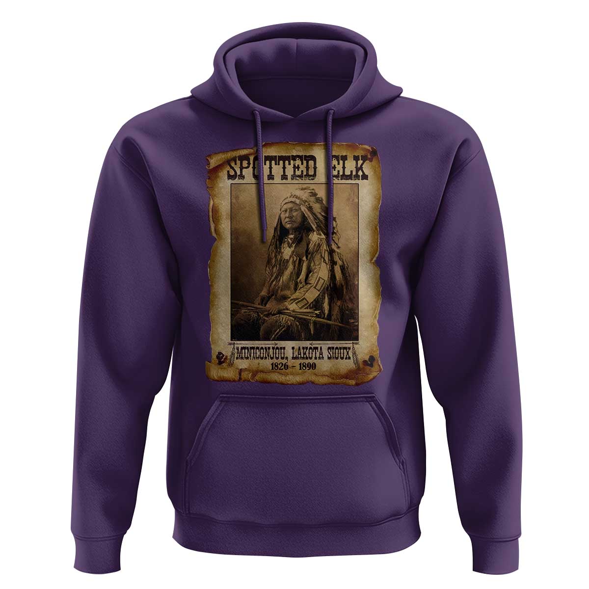 Spotted Elk Hoodie Lakota Sioux Miniconjou Chief Native American History - Wonder Print Shop