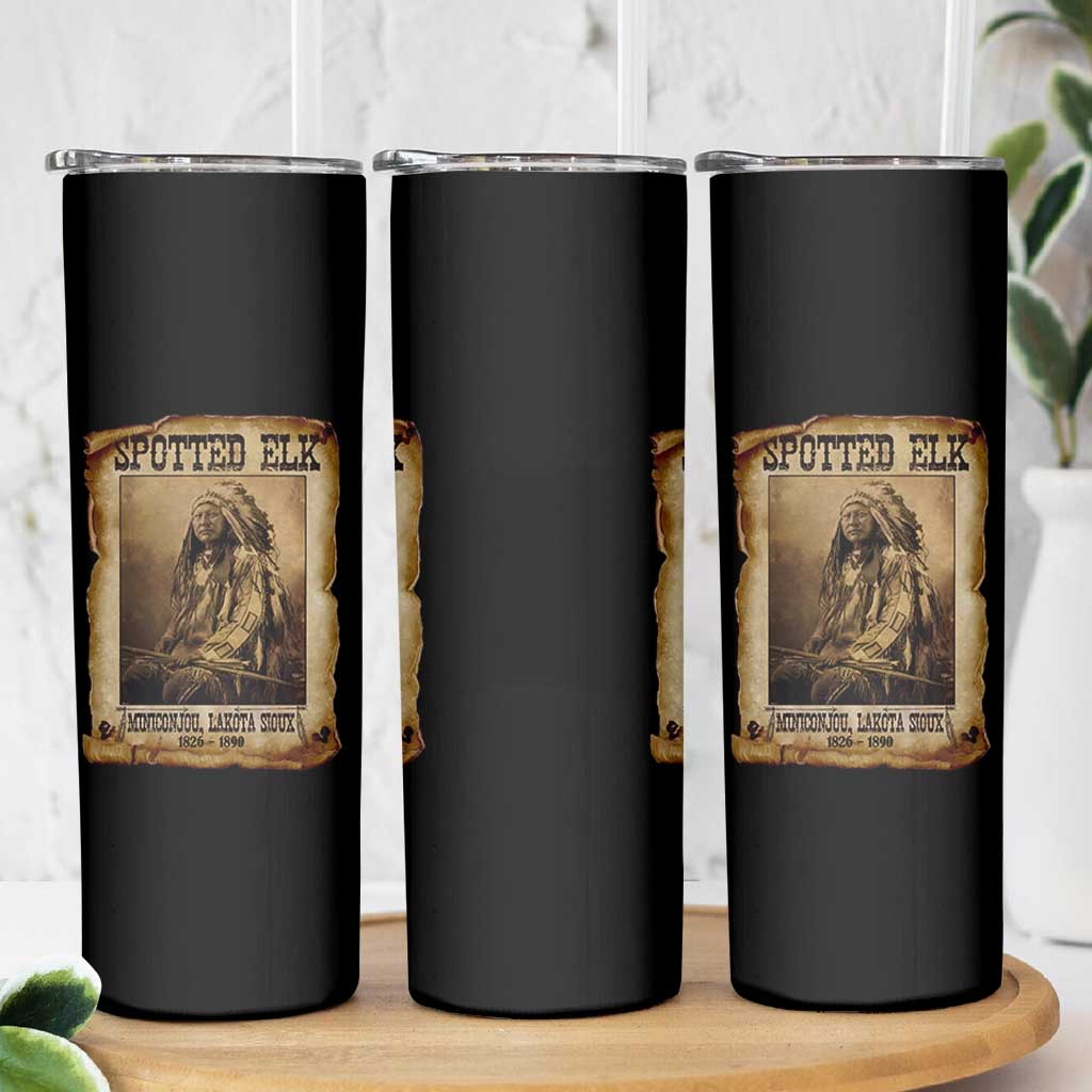 Spotted Elk Skinny Tumbler Lakota Sioux Miniconjou Chief Native American History - Wonder Print Shop