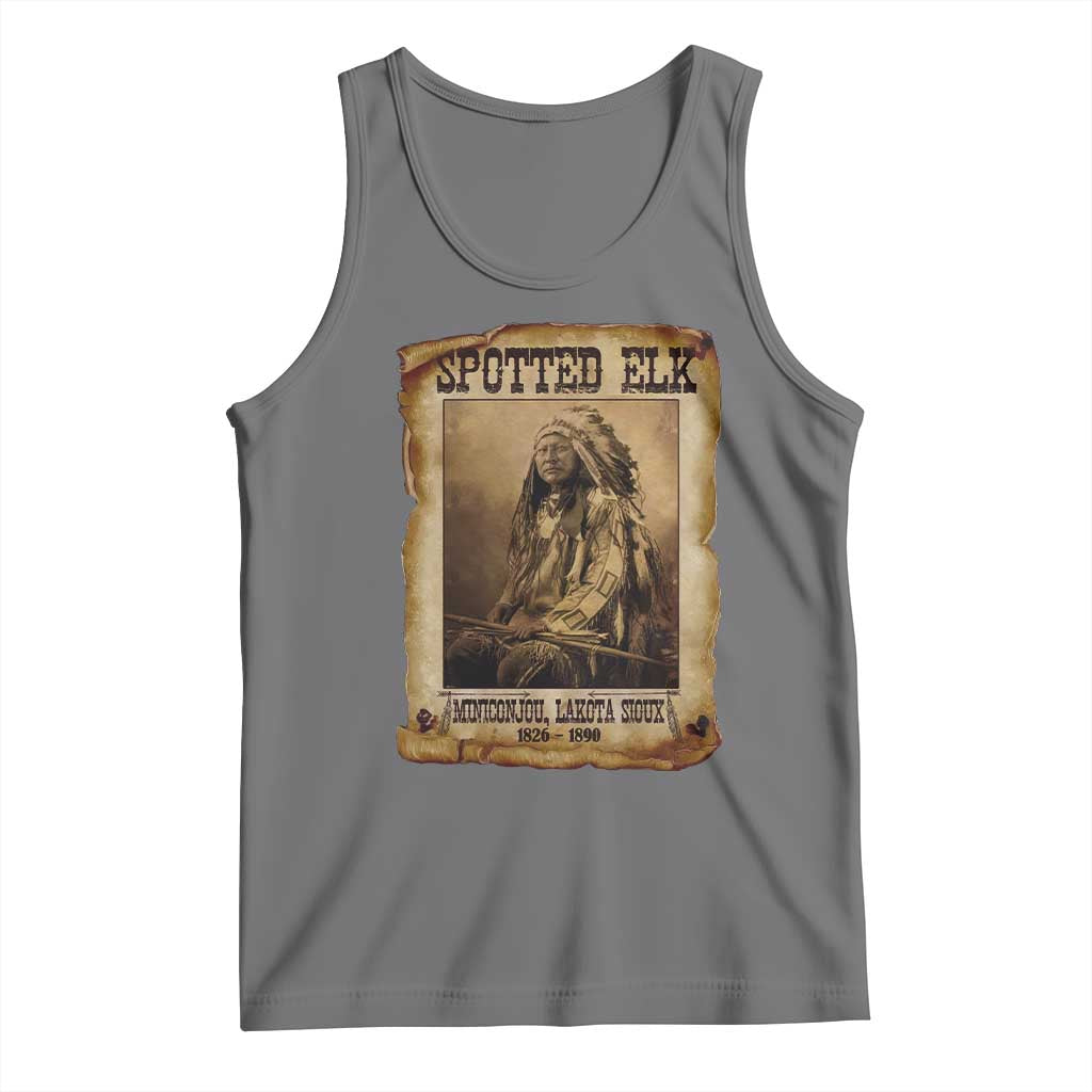 Spotted Elk Tank Top Lakota Sioux Miniconjou Chief Native American History - Wonder Print Shop